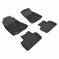 3D Maxpider Kagu 1st & 2 Row Floor Mat for 2006-2013 Lexus IS250 350 & ISF - Black L1LX00601509